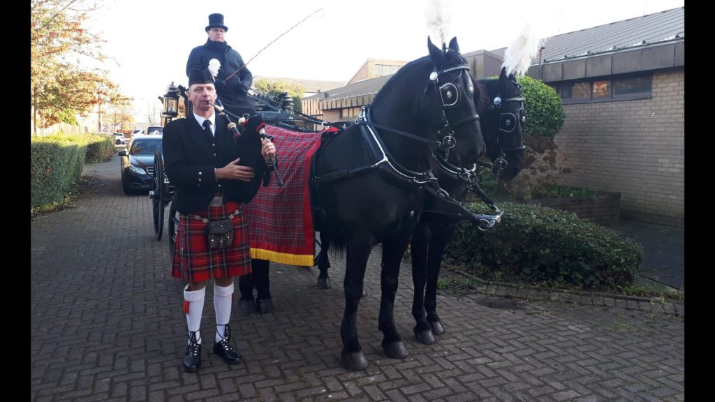 Cheshire Funeral Bagpiper